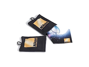 Mikrokuituliina avaimenperäpussissa