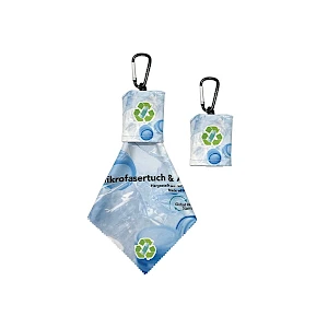 Mikrokuituliina avaimenperäpussissa