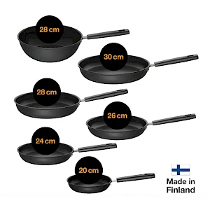 Fiskars Hard Face paistinpannu 26 cm