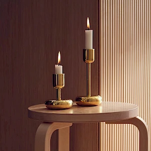 Nappula kynttilänjalkasetti