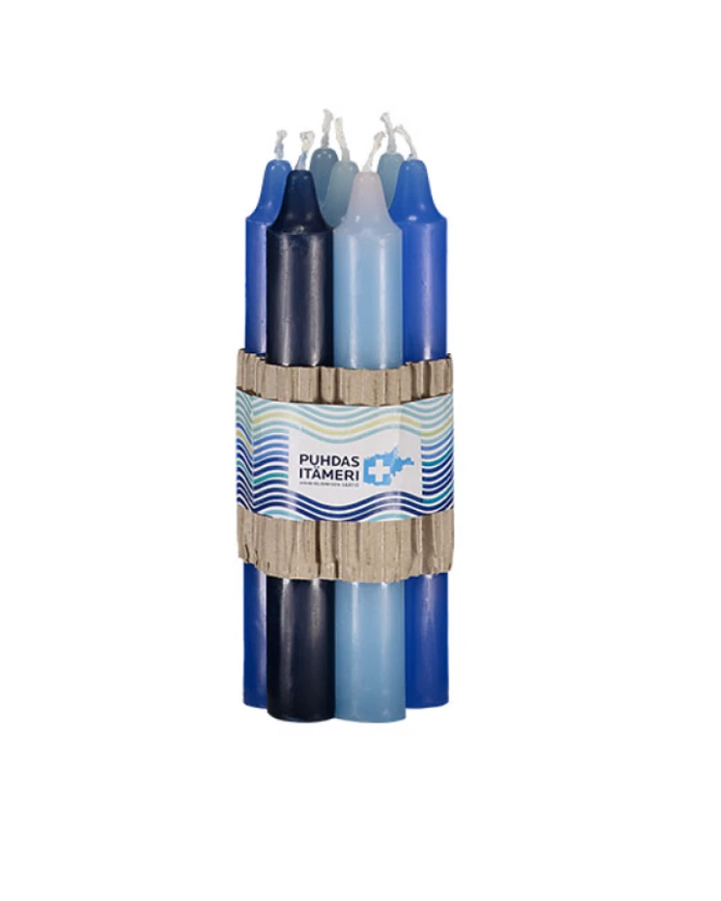 Kruunukynttilä logolla, 7 kpl