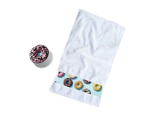 Muotoonpuristettu pyyhe