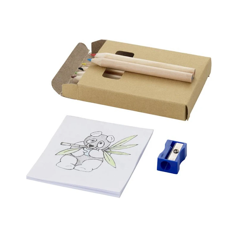 Värikynäsetti logolla 8-osainen