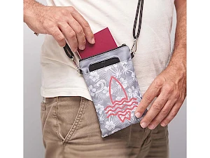 Crossbody-laukku puhelimelle ja passille