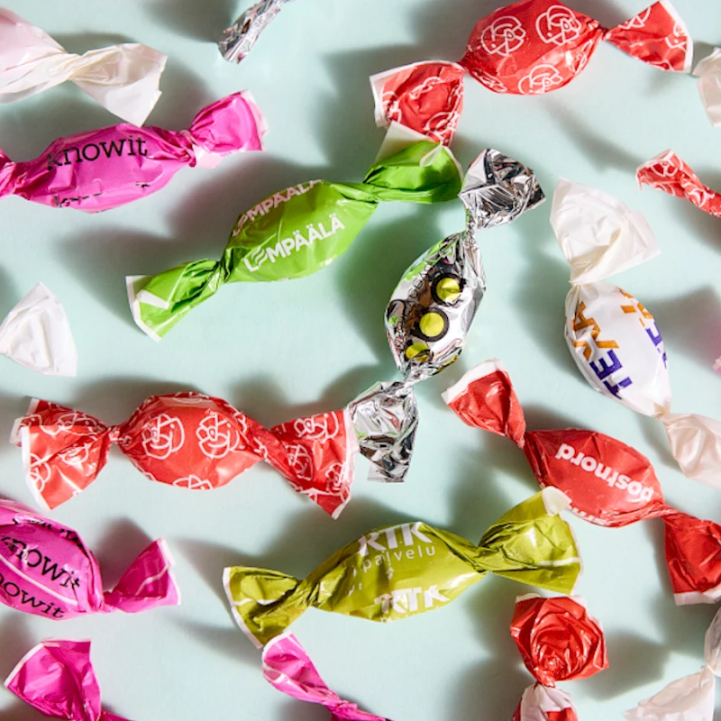 Mainoskaramellit Bio