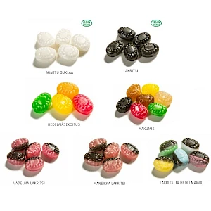 Mainoskaramellit Bio