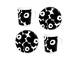 Marimekko Unikko-aamiaissetti