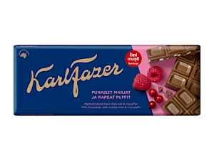 Karl Fazer Punaisia marjoja ja maitosuklaata 180g
