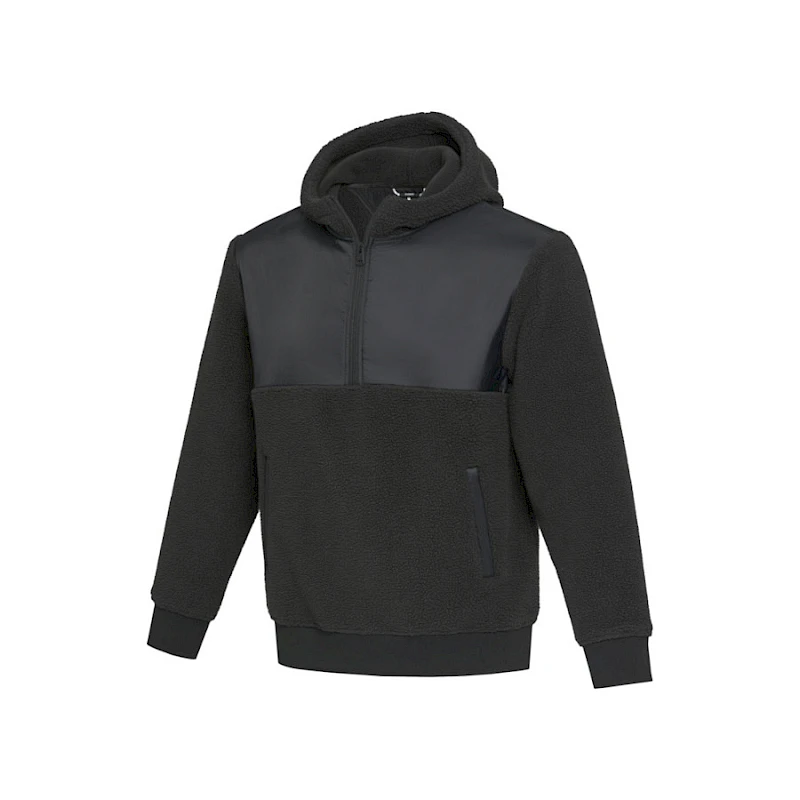 Hupullinen Sherpa Fleece painatuksella