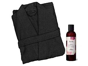 Kylpytakki ja suihkugeeli lahjasetti