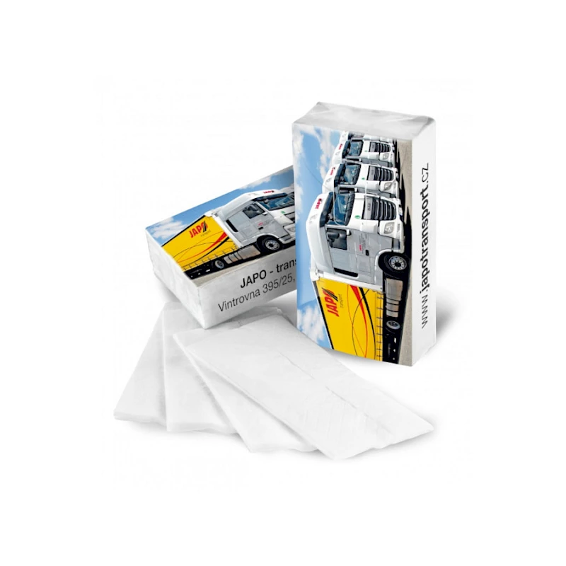 Nenäliinapakkaus painatuksella