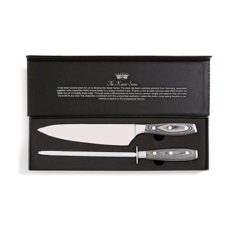 Teroitusteräsetti Kaiser