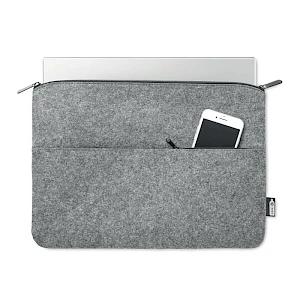 RPET Suojatasku 14 kannettavalle vaalea harmaa