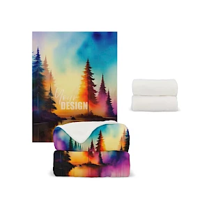 Sublimoitu Fleecehuopa RPET