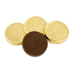 Suklaakolikko 1 euro kultakolikko
