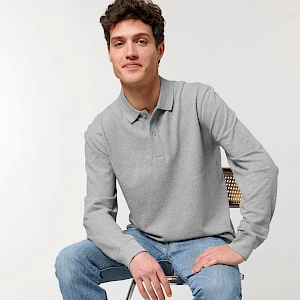 Pikee pitkähih. Eko Organic Fairtrade Heather Grey