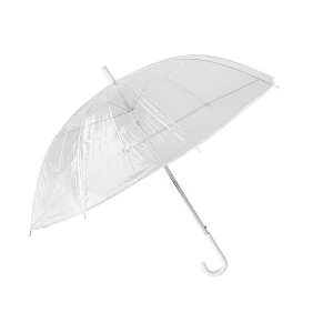 Läpinäkyvä sateenvarjo