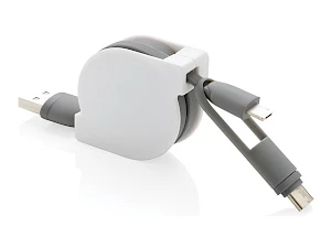 Sisään vedettävä 3in1 johto