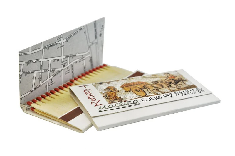 Tulitikkuvihko BMJ, mainostulitikut