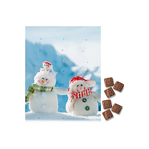 Suklaajoulukalenteri painatuksella