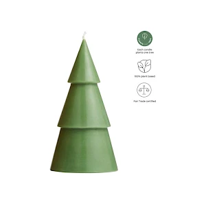 Kynttilä Kuusipuu vihreä Fair Trade