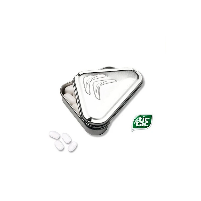 Tic Tac metallirasiassa