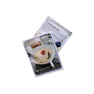 Kotimainen Puuropussi omalla logolla Kaurapuuropussi omalla designilla painatuksella