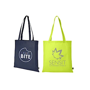 Kuitukangaskassi mainospainatuksella