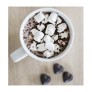 Hot Chocolate - suklaasydän ja vaahtokarkkeja