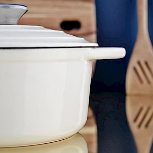 Valurautapata pyöreä