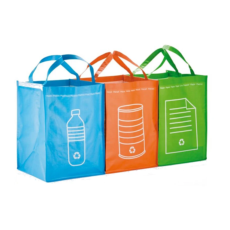 Kierrätyskassisetti 3 kpl Kierrätyskassit