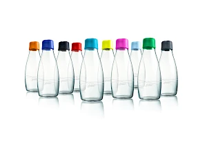 Lasinen vesipullo 0,5 l