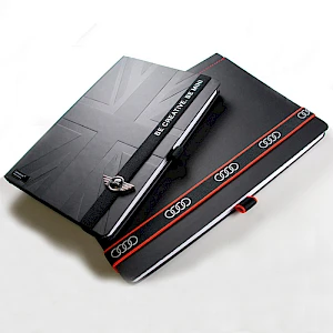 Muistikirja Lanybook logolla