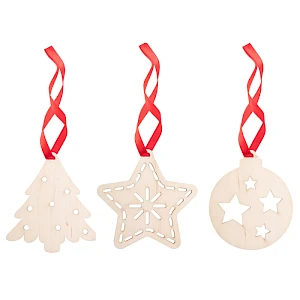 Joulukortti kuusenkoriste