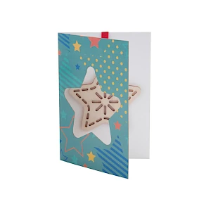 Joulukortti kuusenkoriste