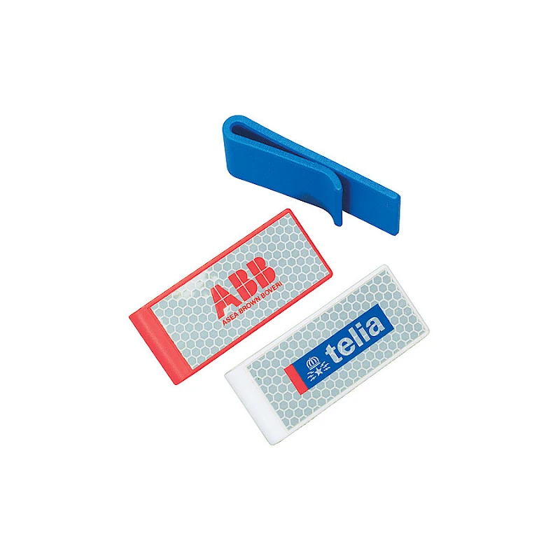 Heijastinklemmari logolla