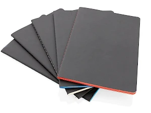 Muistikirja PU värilliset reunat Muistikirja PU värilliset reunat