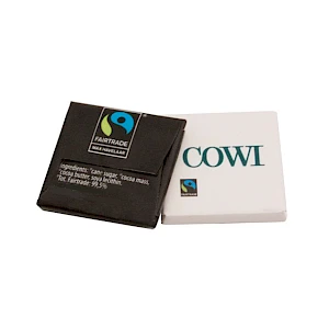 Suklaaneliö Fairtrade Eco Hotellisuklaa neliö