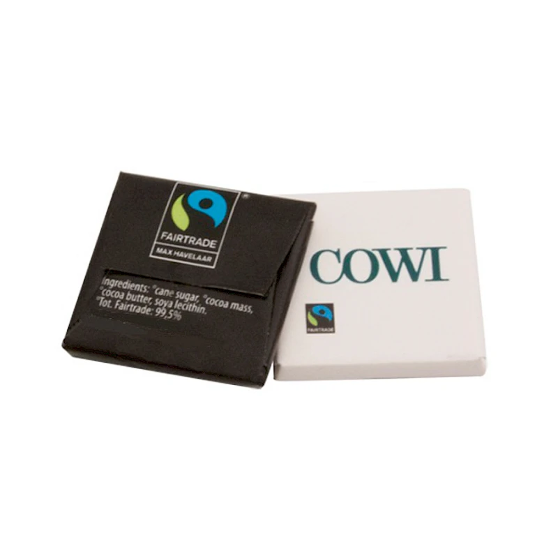 Suklaaneliö Fairtrade Eco Hotellisuklaa neliö