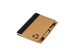 Vihko + kynä kierrätysmateriaalia