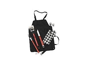 Grillausvälinesetti ja esiliina