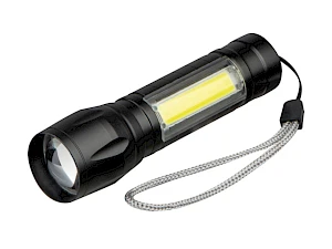 Ladattava taskulamppu COB