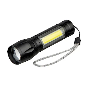 Ladattava taskulamppu COB