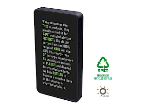 RPET Led Powerbank