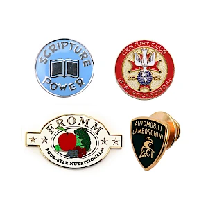 Pinssi Rintamerkki omalla logolla