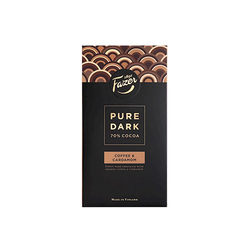 Fazer Pure Dark 70 % Tummasuklaa, Lahjapakkaus Lahjasetti