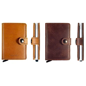 Korttilompakko Secrid Brown