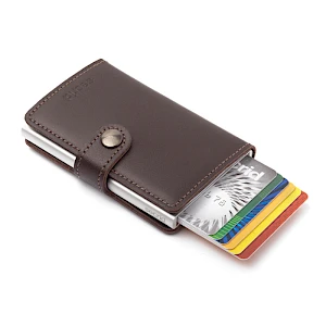 Korttilompakko Secrid Brown