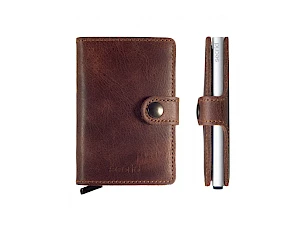 Korttilompakko Secrid Brown