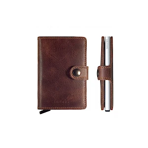 Korttilompakko Secrid Brown